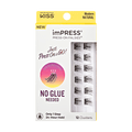 Impress Falsies Pre-Glued False Eyelashes Minipack - Modern | 12 Lash Clusters, 12mm-14mm