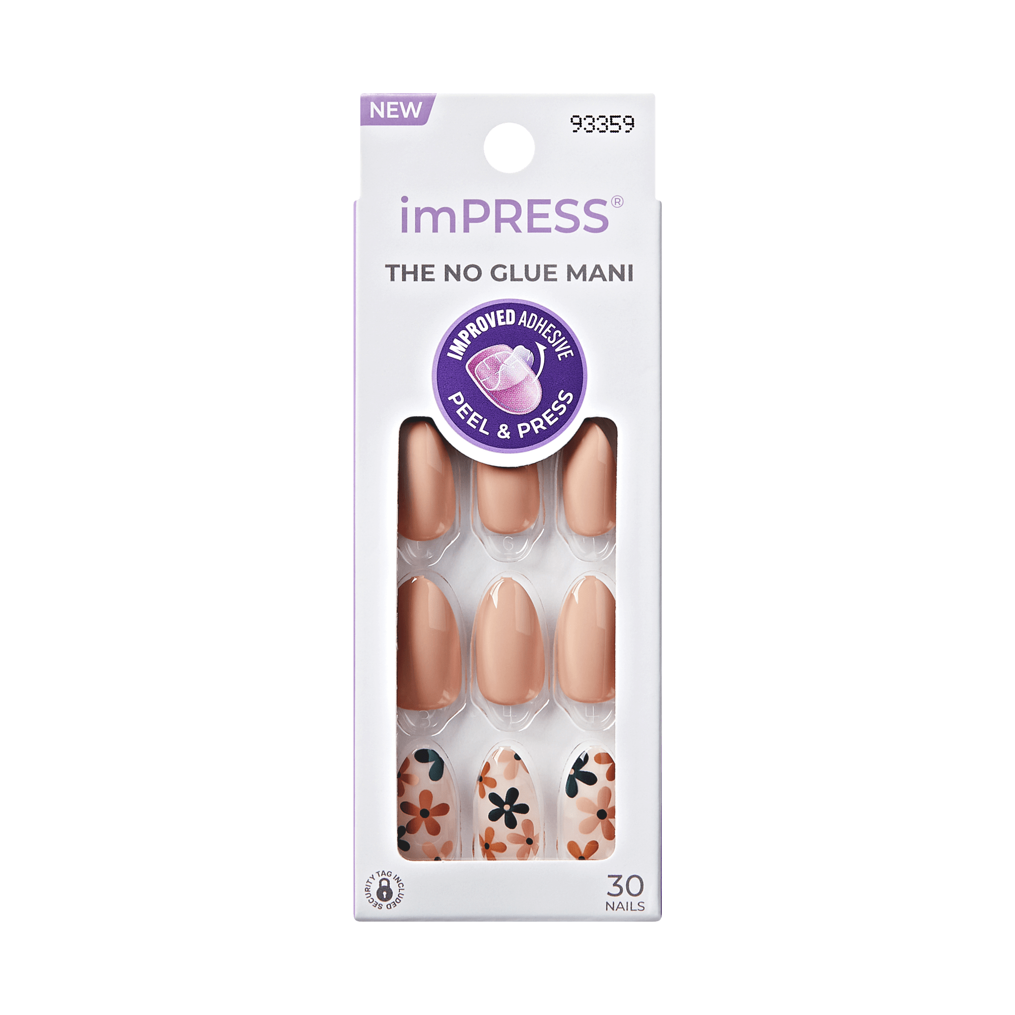 Impress Design No Glue Fake Press On Nails - As It Was | Design, Multicolor, Medium, Almond, Manicure
