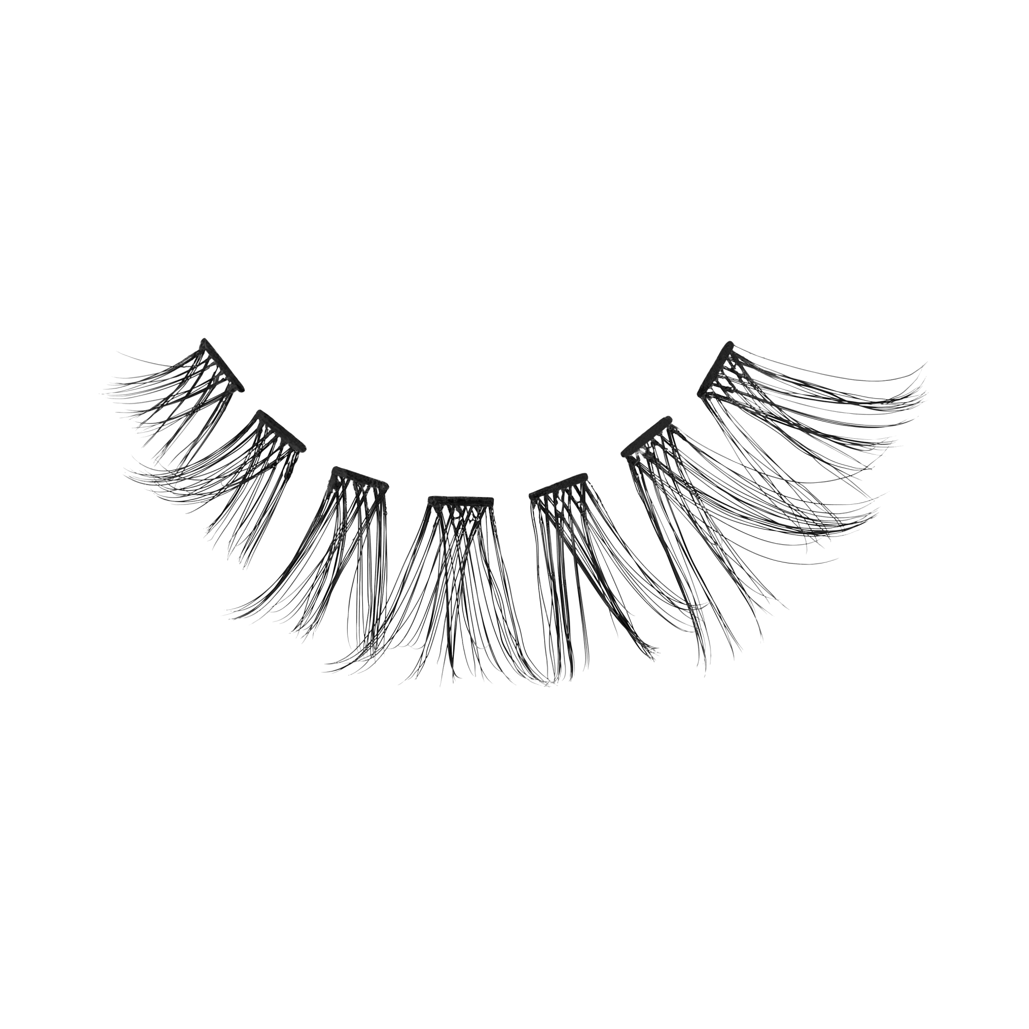 Impress Falsies Pre-Glued Individual False Eyelashes Multipack- Classic Volume | 60 Lash Clusters, 8mm–16mm