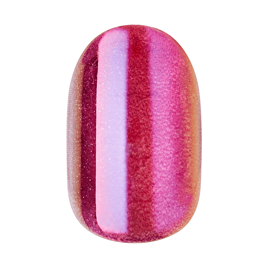 colorFX by Impress No Glue Fake Press On Nails - Around You | Solid, Pink, Short, Oval, Manicure