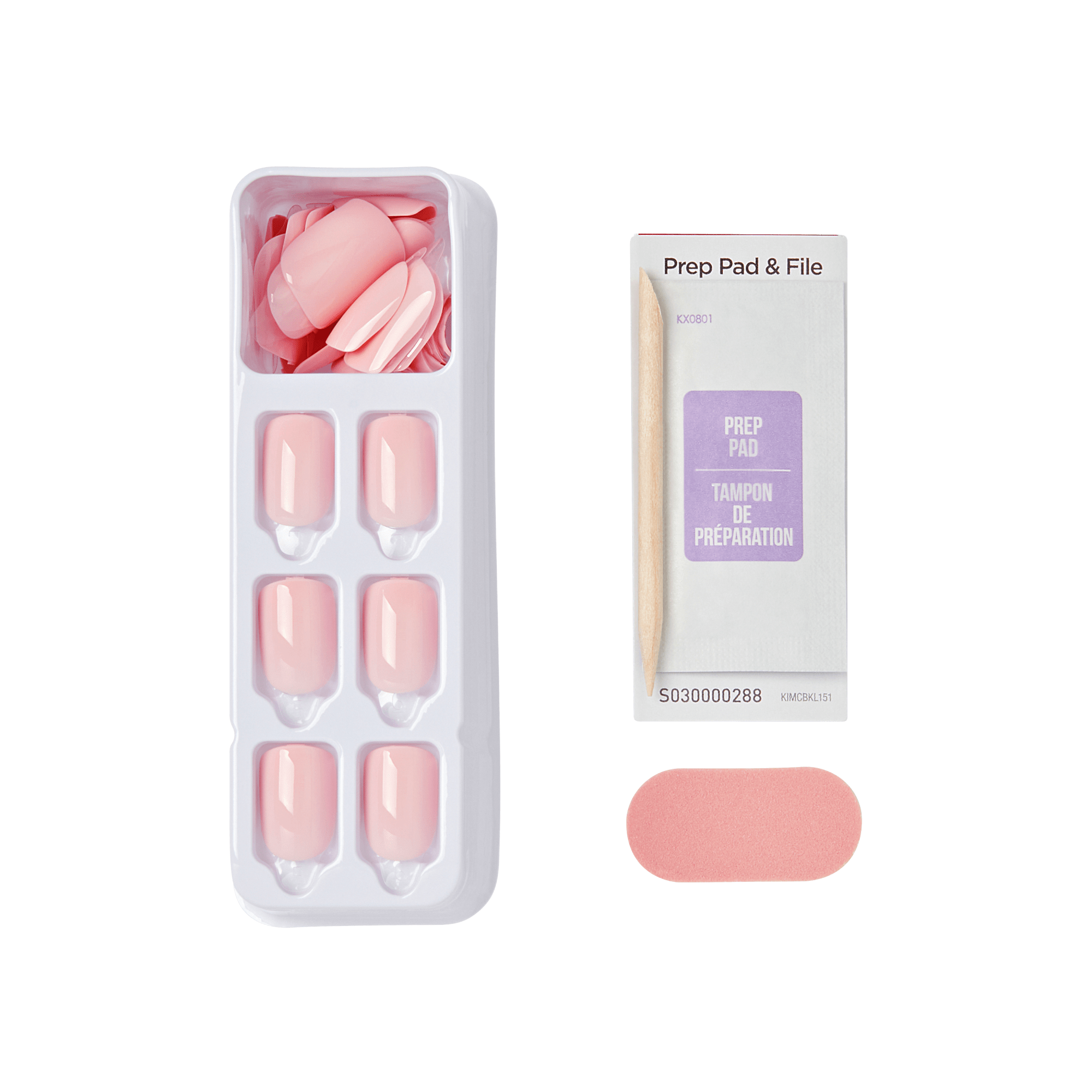 Impress Color No Glue Fake Press On Nails - Pick Me Pink | Solid, Pink, Short, Squoval, Manicure
