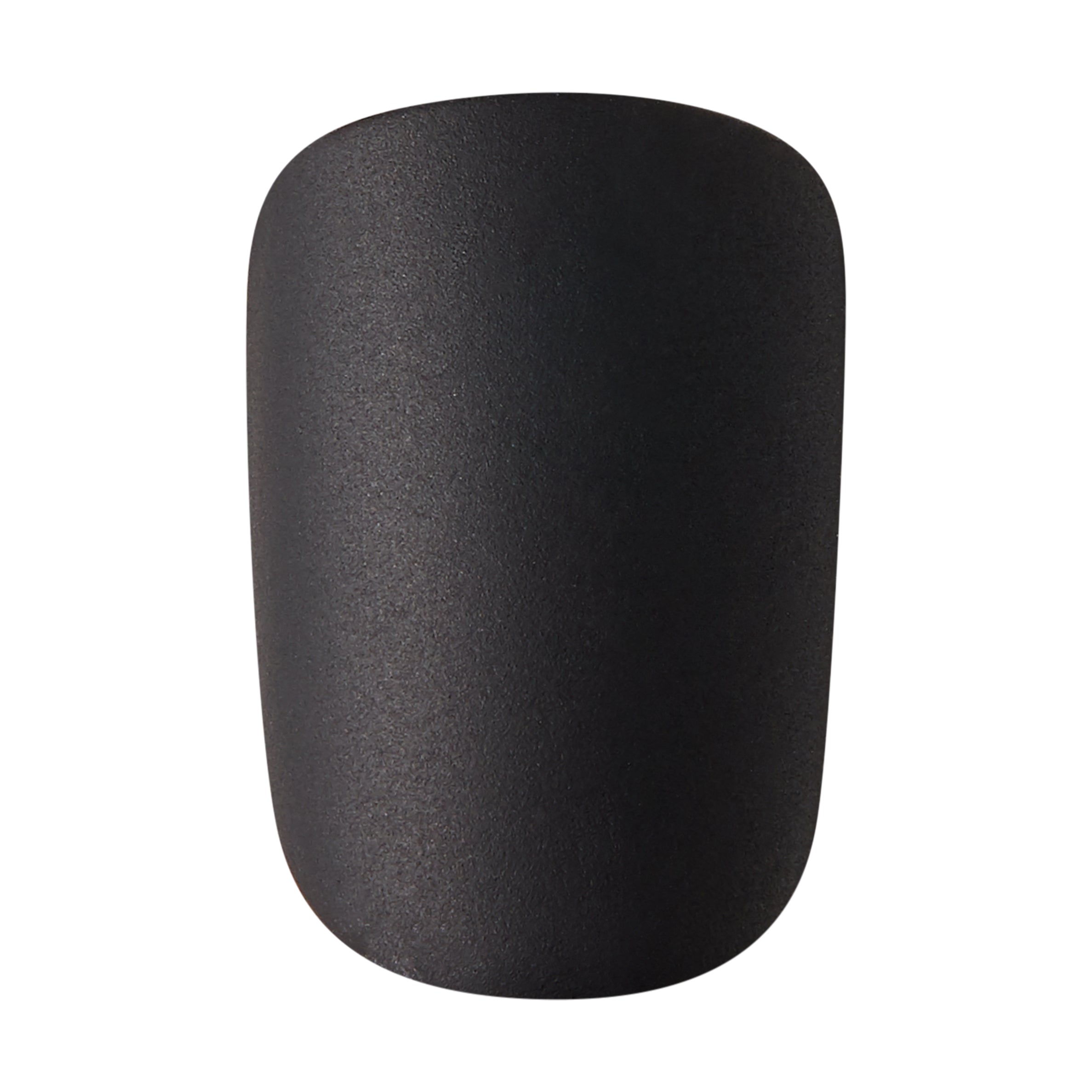 Impress Color No Glue Fake Press On Nails - On the Road | Solid, Black, Short, Squoval, Manicure