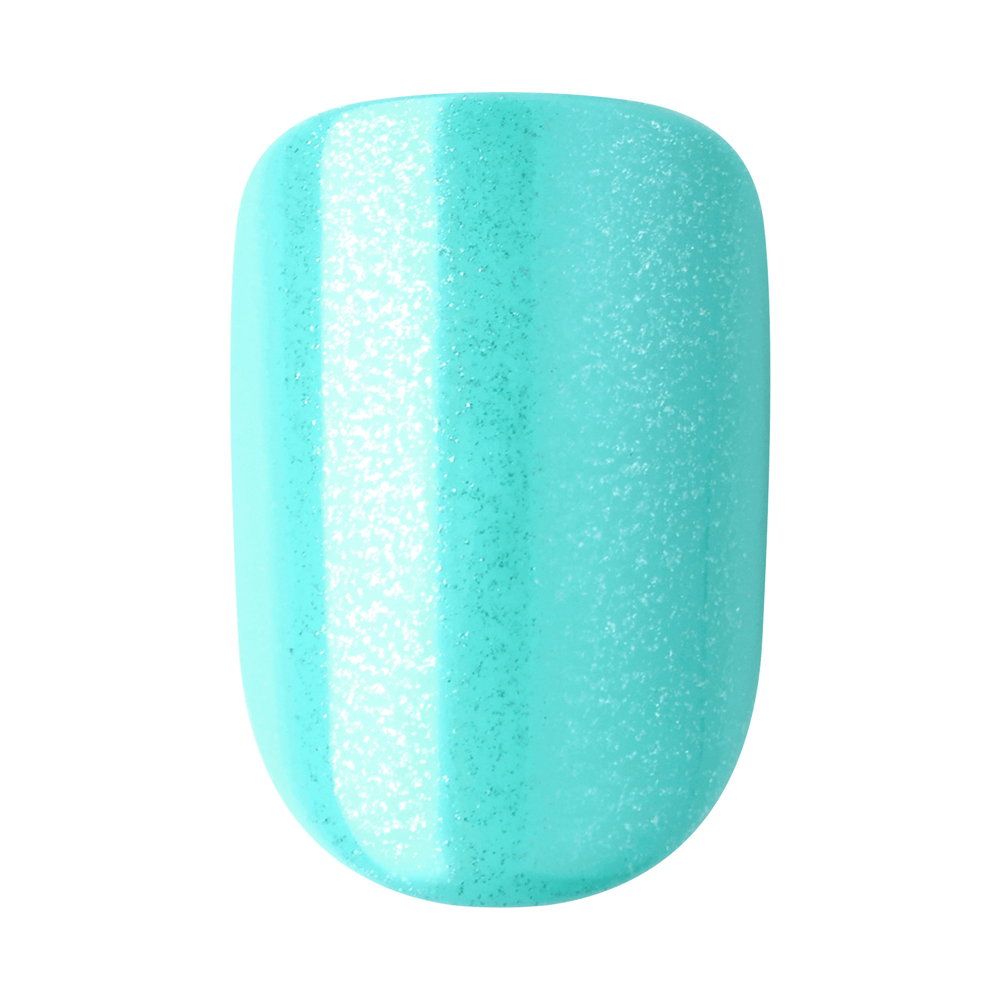 Impress Color FX No Glue Fake Press On Nails - Upgrade | Solid, Blue, Short, Squoval, Manicure