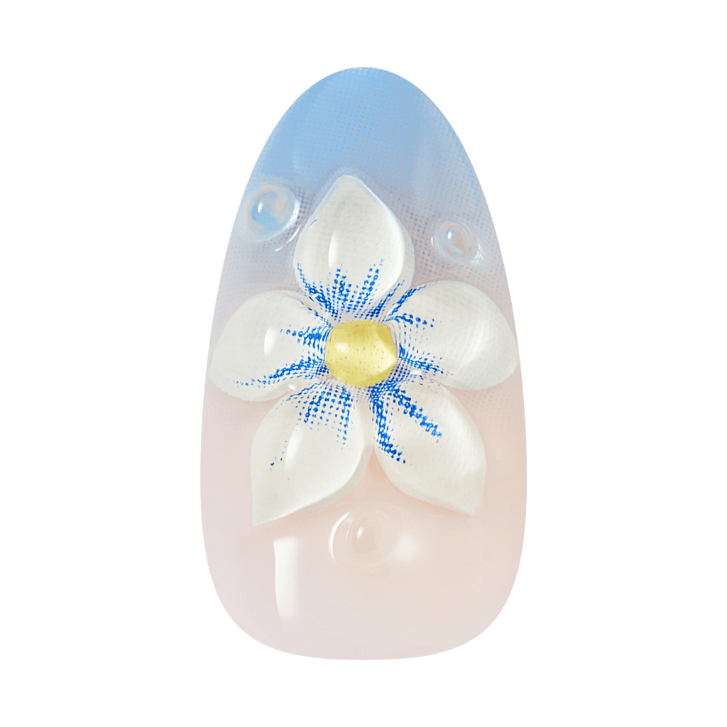 Impress Design No Glue Fake Press On Nails - Amerie | French Design, Multicolor, Medium, Almond, Manicure