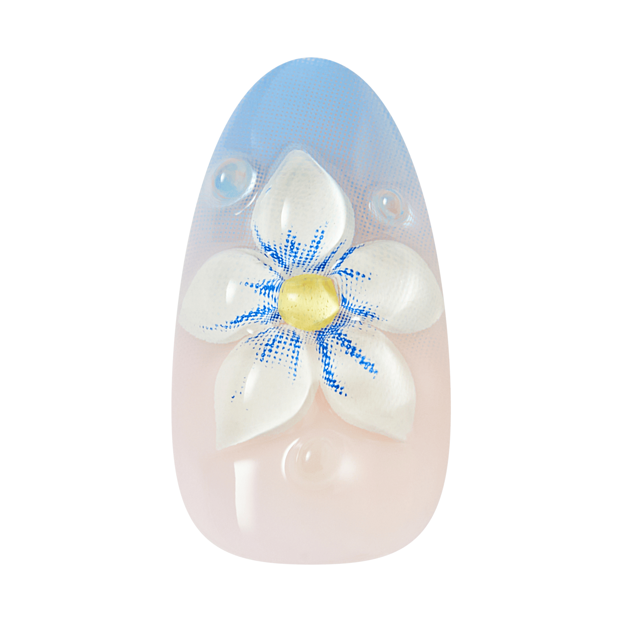 Impress Design No Glue Fake Press On Nails - Amerie | French Design, Multicolor, Medium, Almond, Manicure