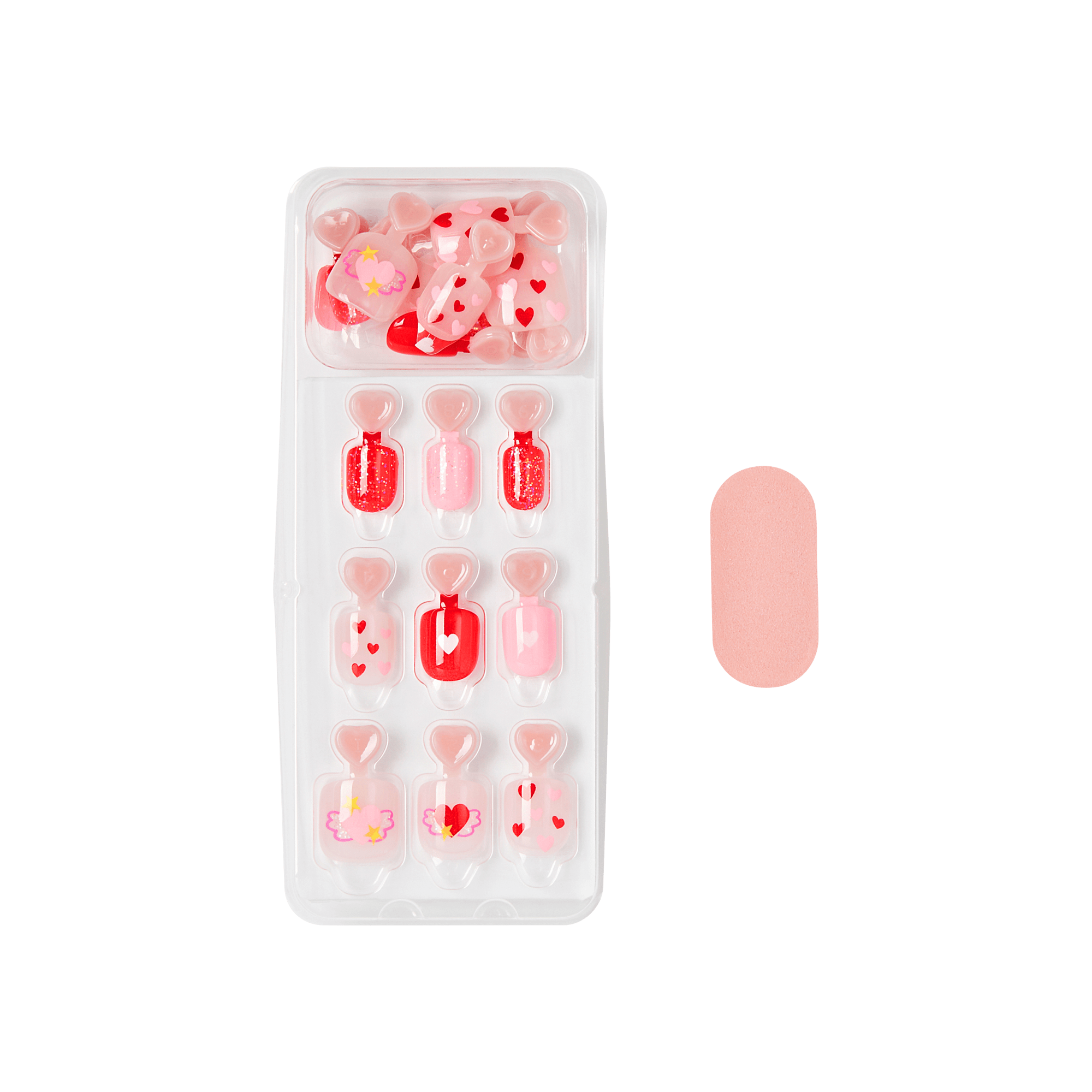 Impress Kids No Glue Fake Press On Nails - Your Smile | Design, Multicolor, Kids, Squoval, Manicure