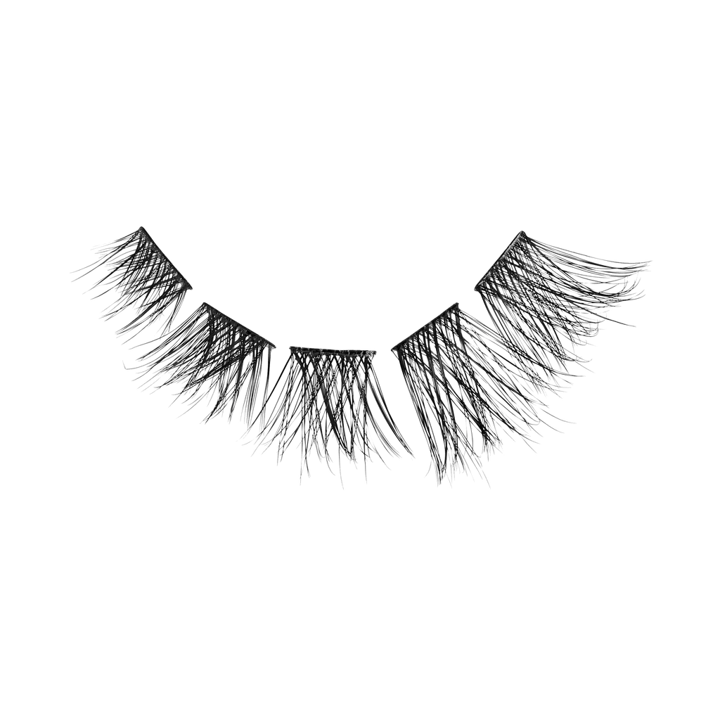Impress Falsies Long Lasting Pre-Glued False Eyelashes - Demi Bold | 48 Lash Clusters, Up To 5 Day Wear, 8mm-16mm