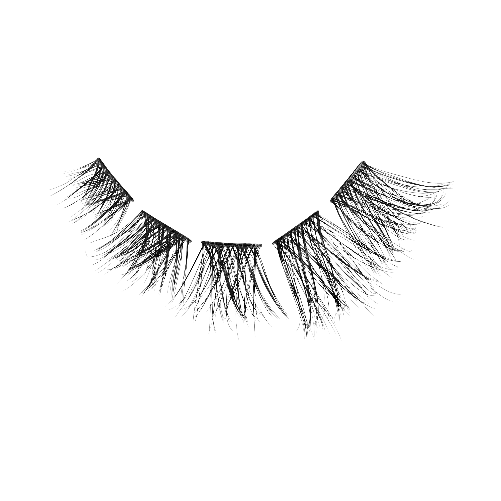 Impress Falsies Long Lasting Pre-Glued False Eyelashes - Demi Bold | 48 Lash Clusters, Up To 5 Day Wear, 8mm-16mm