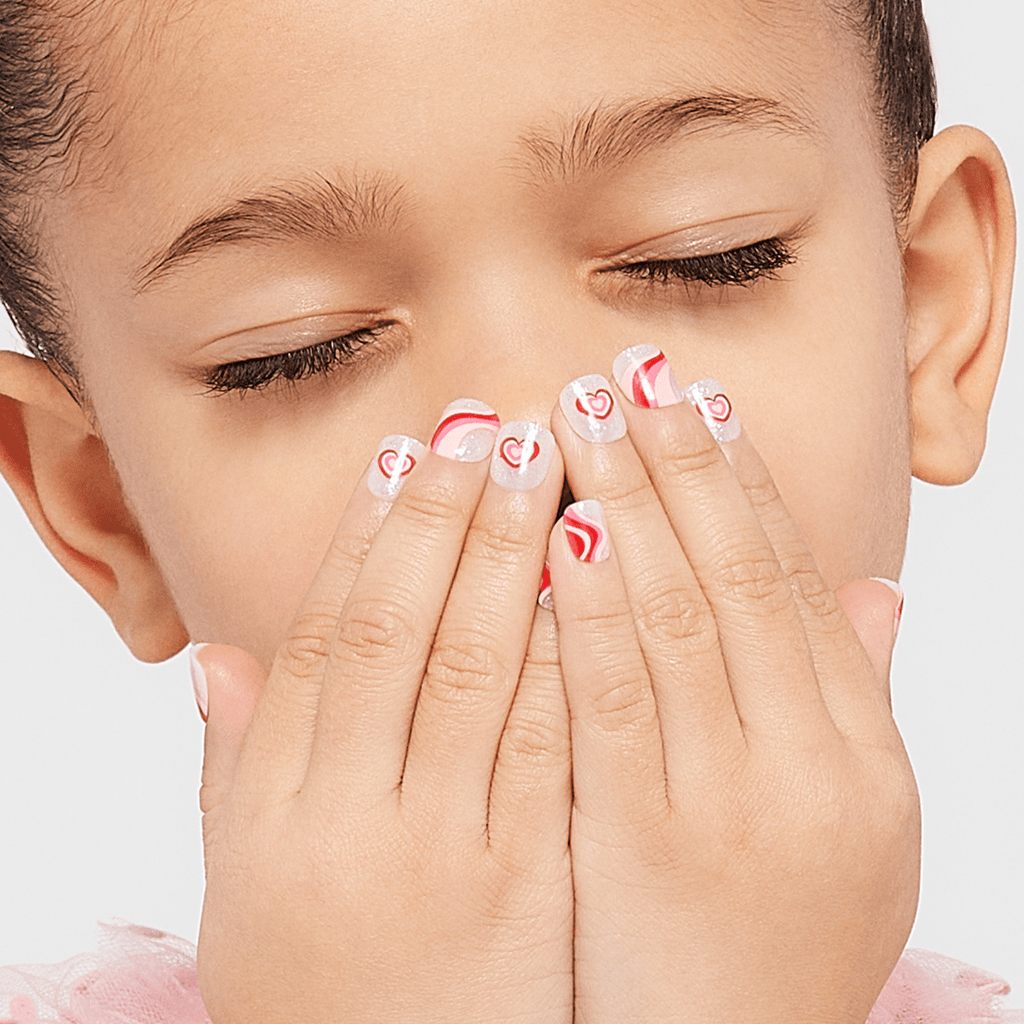 Impress Mini No Glue Fake Press On Nailsfor Kids - Dream Big | Design, Pink, Kids, Squoval, Manicure