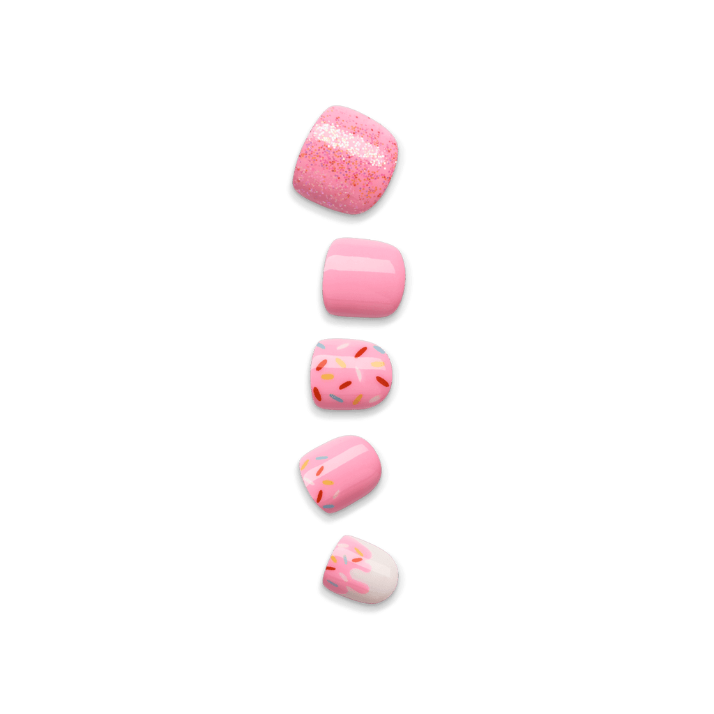 Impress Kids No Glue Fake Press On Nails - Super Duper | Design, Pink, Kids, Squoval, Manicure