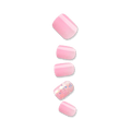 Impress Design No Glue Fake Press On Nails - Wide Fit - Dream It Up | Design, Pink, Short, Wider Squoval, Manicure