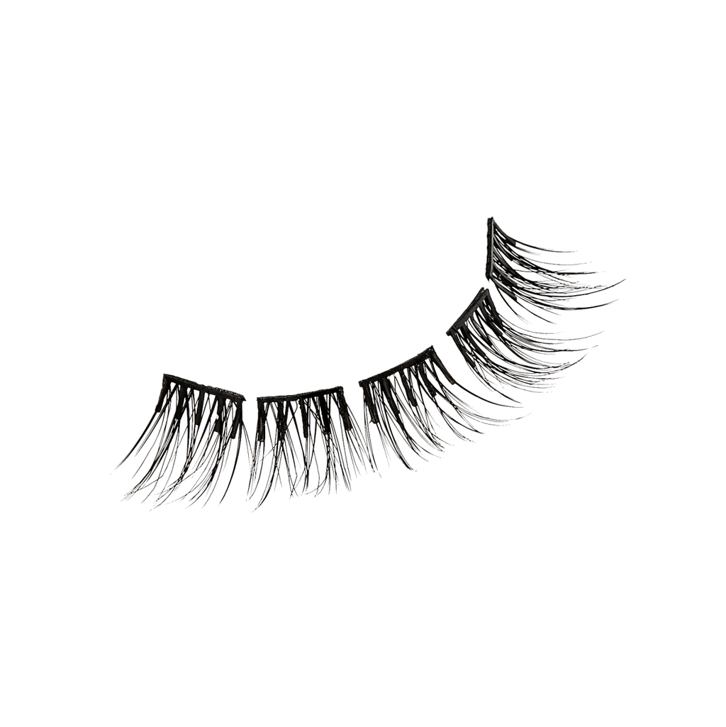 Impress Falsies Pre-Glued False Eyelashes Refills - Natural | 30 Lash Clusters, 10mm-14mm