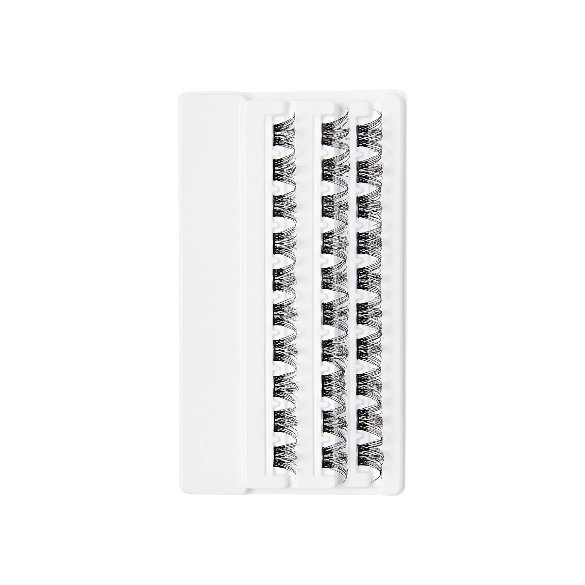 Impress Falsies Pre-Glued False Eyelashes Refills - Voluminous | 30 Lash Clusters, 10mm-14mm