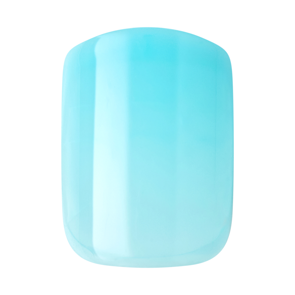 Impress Design No Glue Fake Press On Nails - Eternity | Design, Blue, Short, Squoval, Manicure