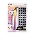 Impress Falsies Pre-Glued False Eyelashes Starter Kit - Natural & Wispy | 50 Lash Clusters, With Applicator, 10mm-14mm