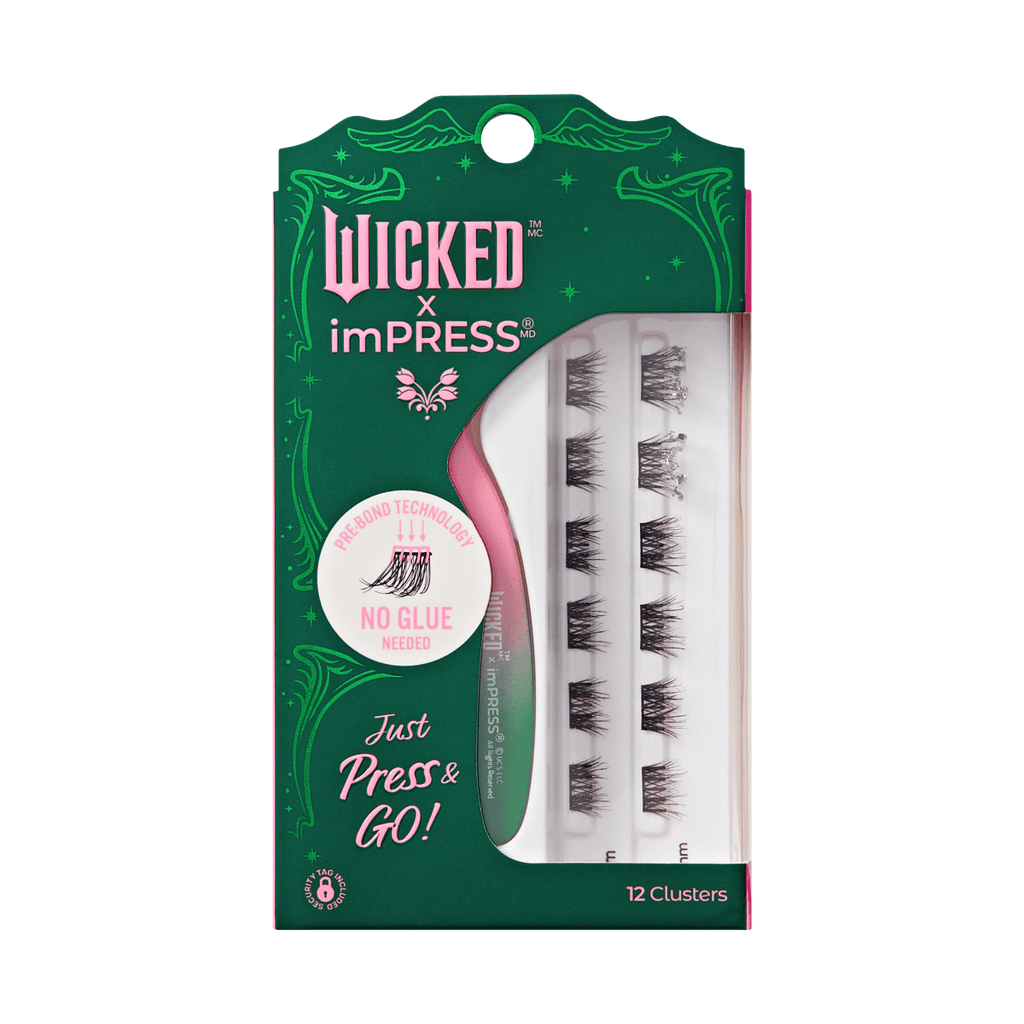 WICKED X Impress | Some of Us Are Different | 12 Lash Clusters, 8mm-10mm