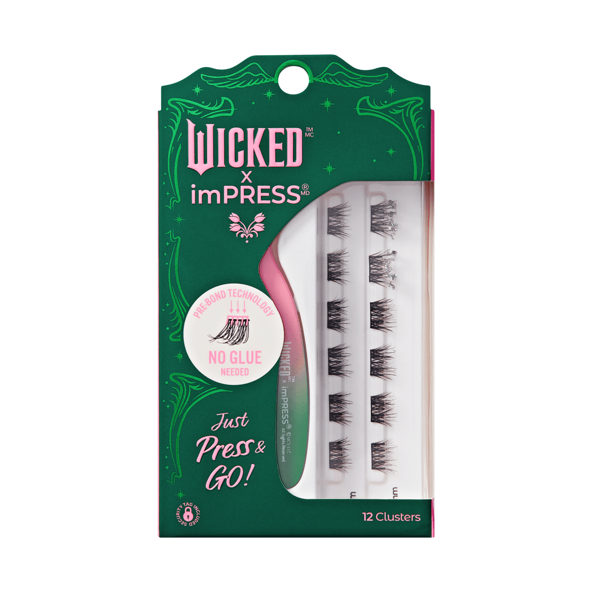 WICKED X Impress | Some of Us Are Different | 12 Lash Clusters, 8mm-10mm