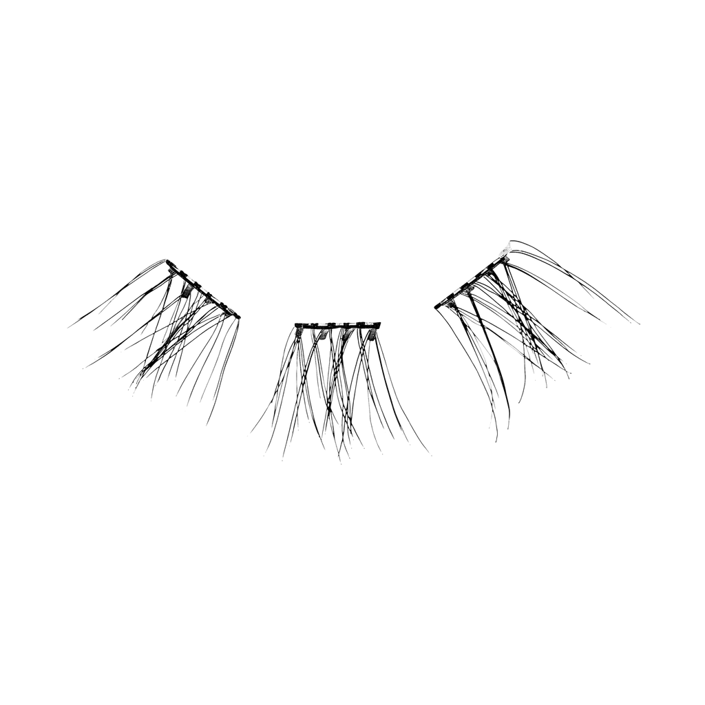 Impress Falsies Pre-Glued False Eyelashes Minipack - Authentic | 12 Lash Clusters, 12mm-14mm