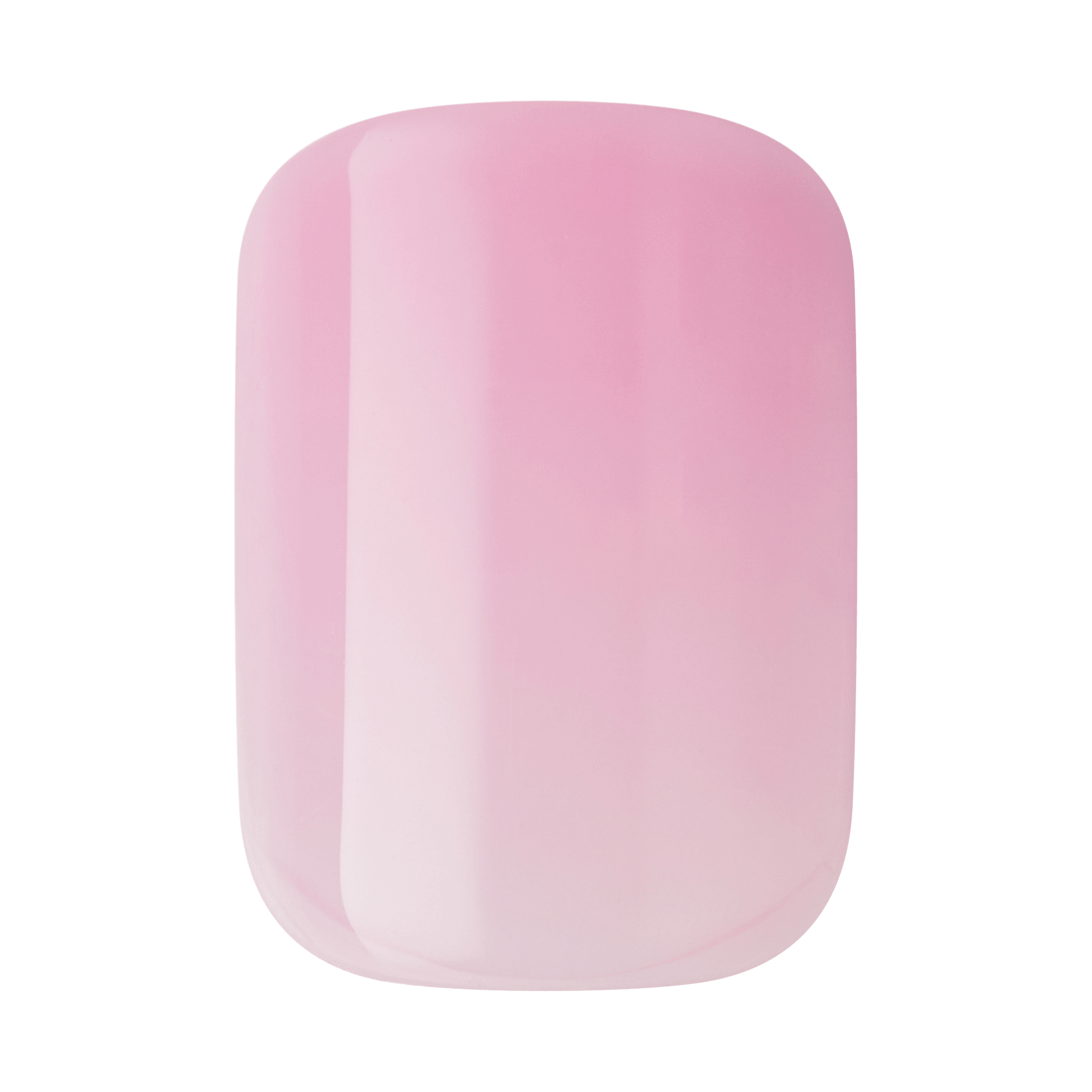 Impress Color No Glue Fake Press On Nails - Fairy Breath | Solid, Pink, Short, Squoval, Manicure