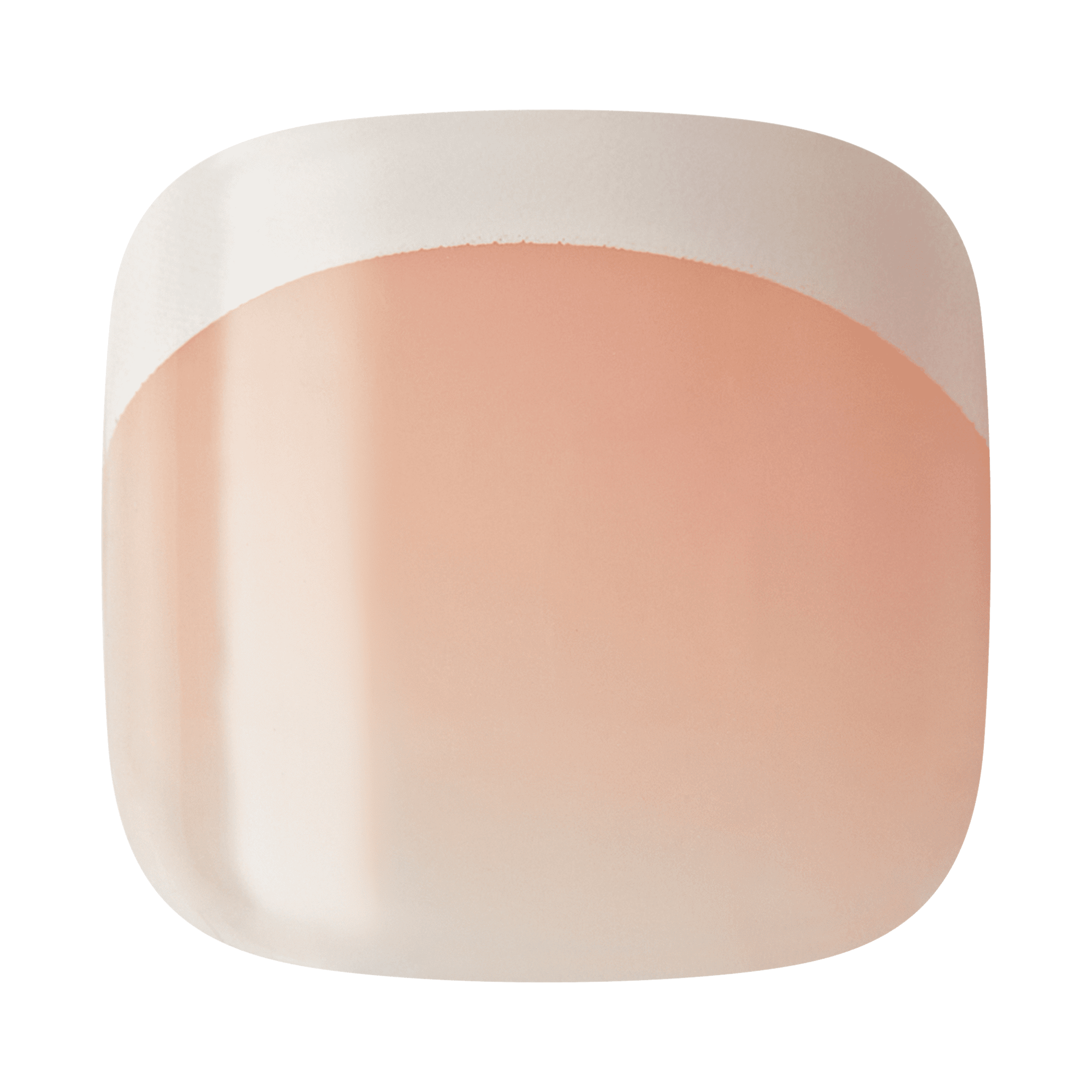 Impress Design No Glue Fake Press On Toenails - Blanc Chic | French Tips, Beige, Short, Squoval, Pedicure