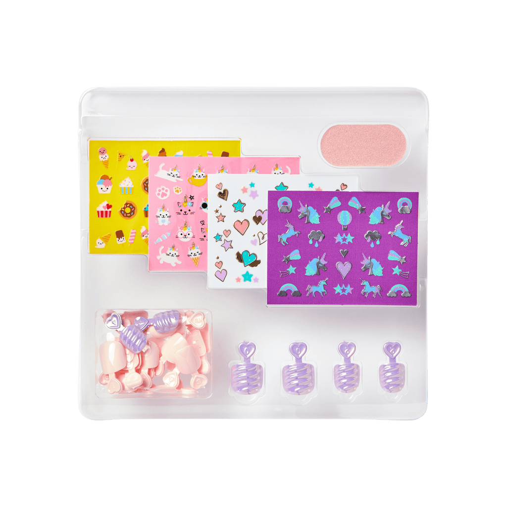 Impress Nail Art No Glue Fake Press On Nails - Nail Artist Kit | Design, Pink, Kids, Squoval, Manicure