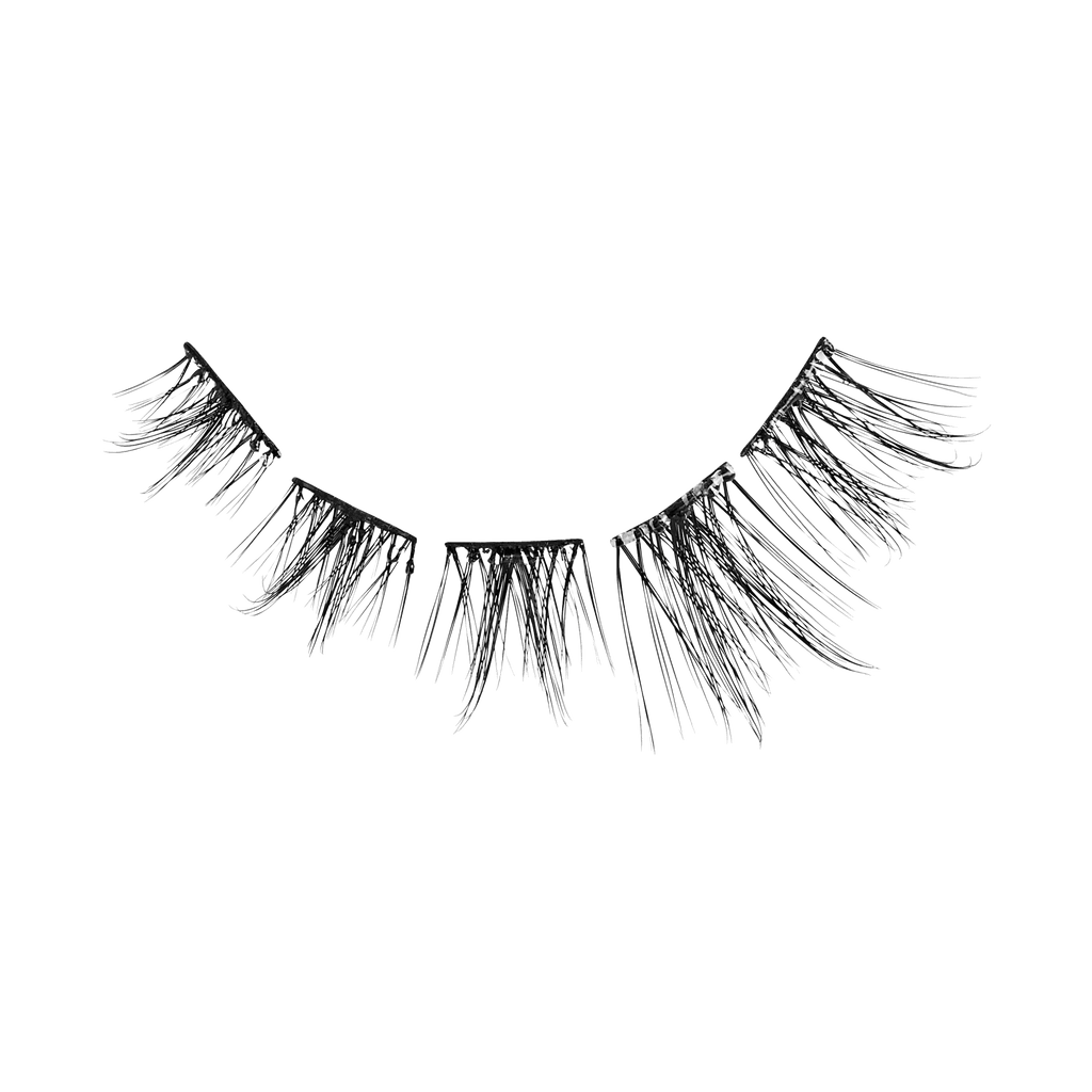 Impress Falsies Long Lasting Pre-Glued False Eyelashes - Demi Edgy | 48 Lash Clusters, Up To 5 Day Wear, 8mm-16mm