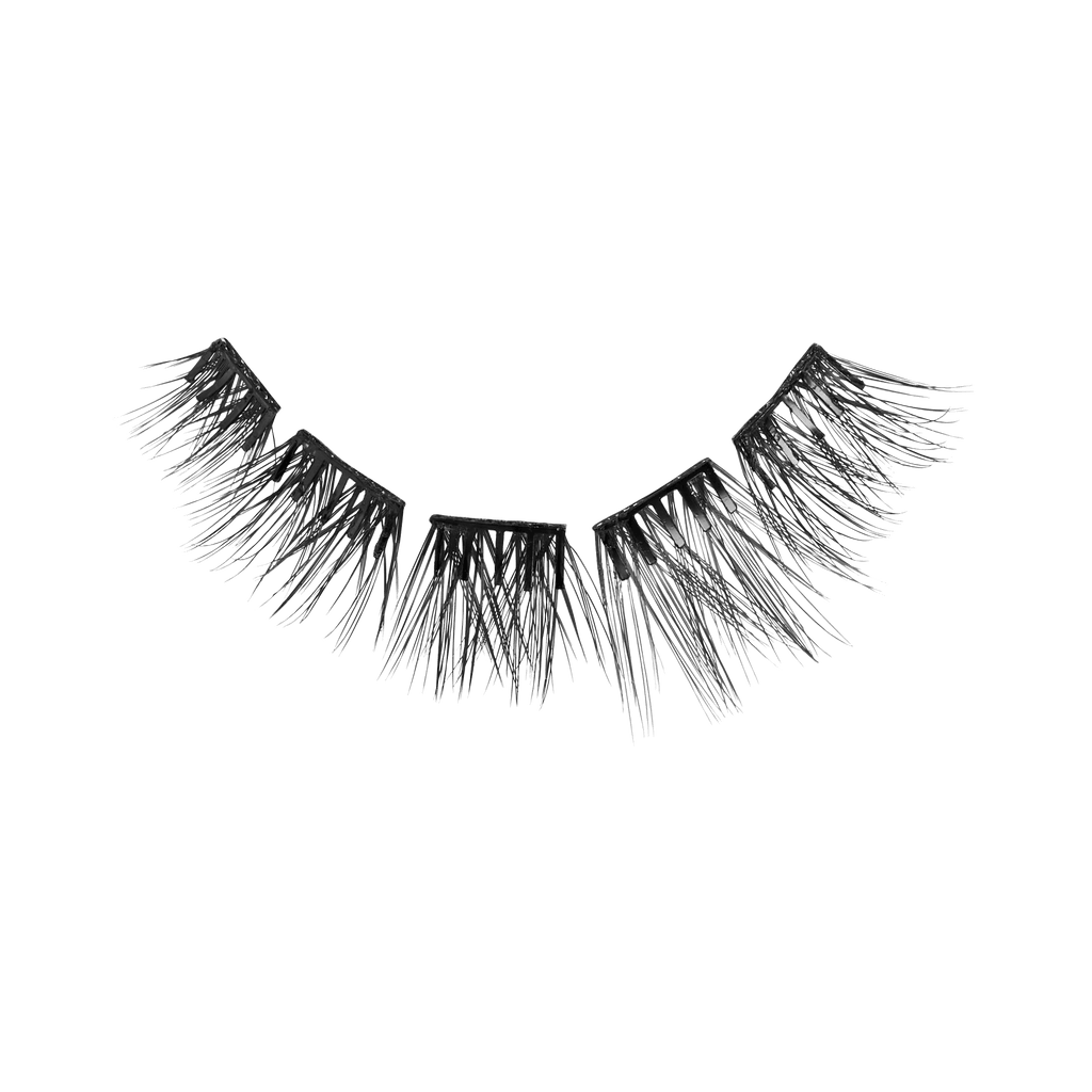Impress Falsies Pre-Glued False Eyelashes Multipack - Classic Wispy | 50 Lash Clusters, 8mm-14mm