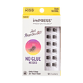 Impress Falsies Pre-Glued False Eyelashes Minipack - Sleek | 12 Lash Clusters, 12mm-14mm