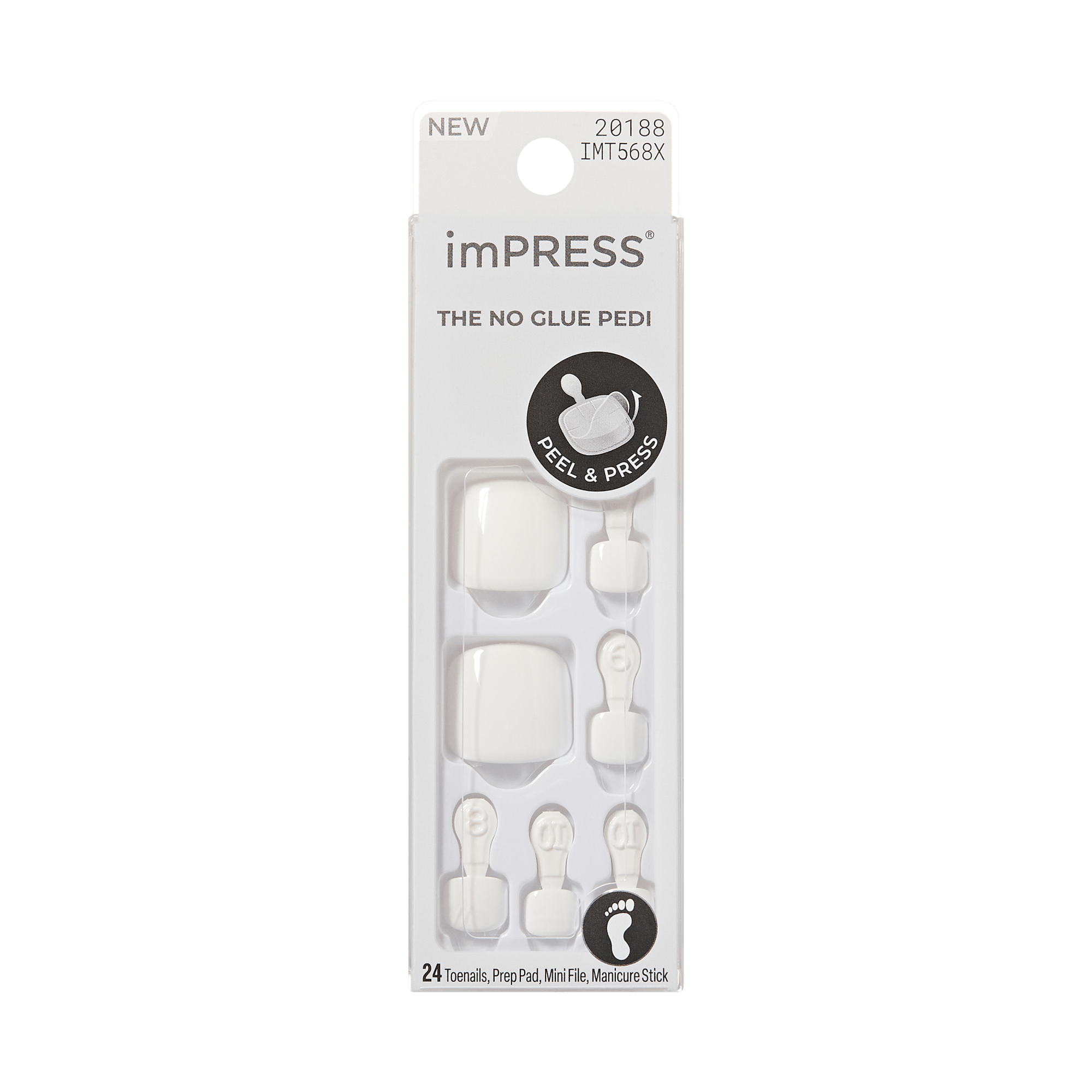 Impress Color Press On Mani & Pedi Bundle - Frosting + Feel The Beat Set