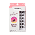 Impress Falsies Pre-Glued False Eyelashes Minipack - Bold | 12 Lash Clusters, 12mm-14mm