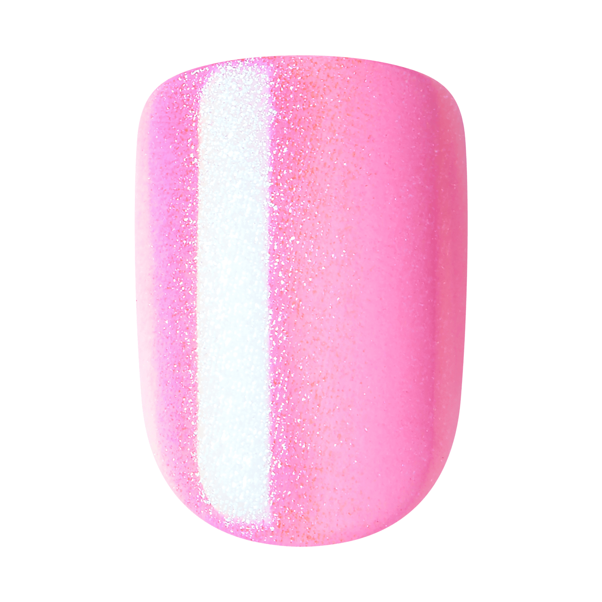 colorFX by Impress No Glue Fake Press On Nails - Late Night | Solid, Pink, Short, Squoval, Manicure