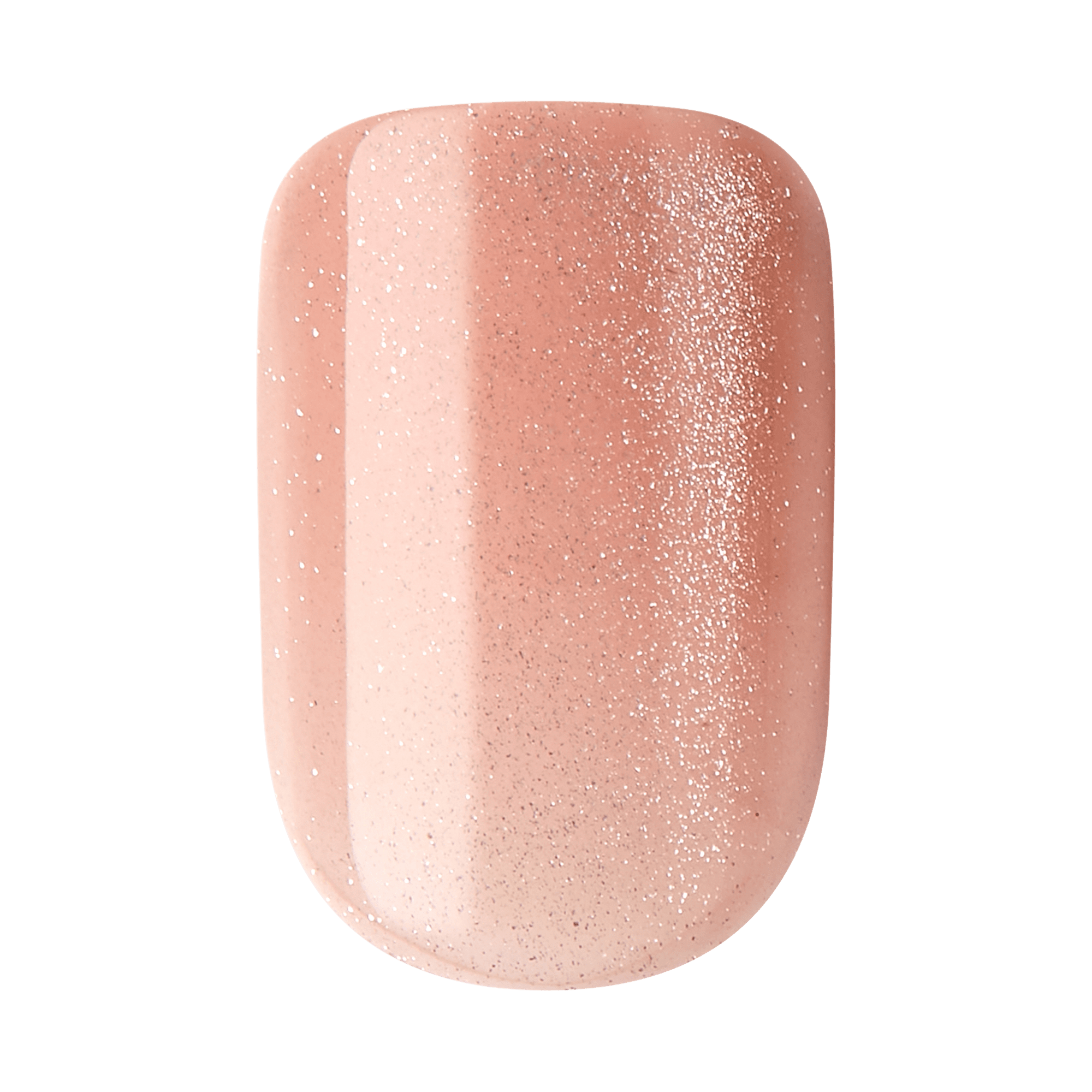 colorFX by Impress No Glue Fake Press On Nails - Starstruck | Solid, Beige, Short, Squoval, Manicure