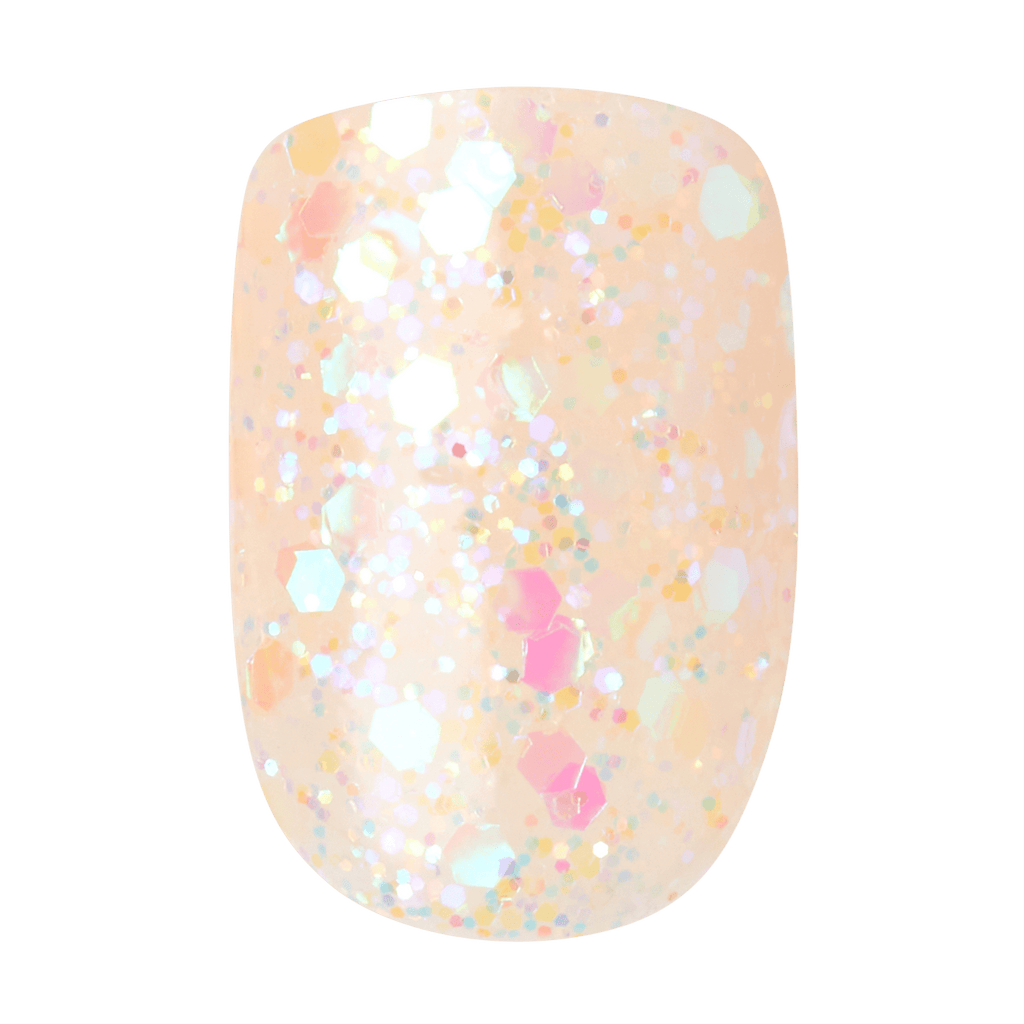 Impress No Glue Fake Press On Nails - Dorothy | Design, Pink, Short, Squoval, Manicure