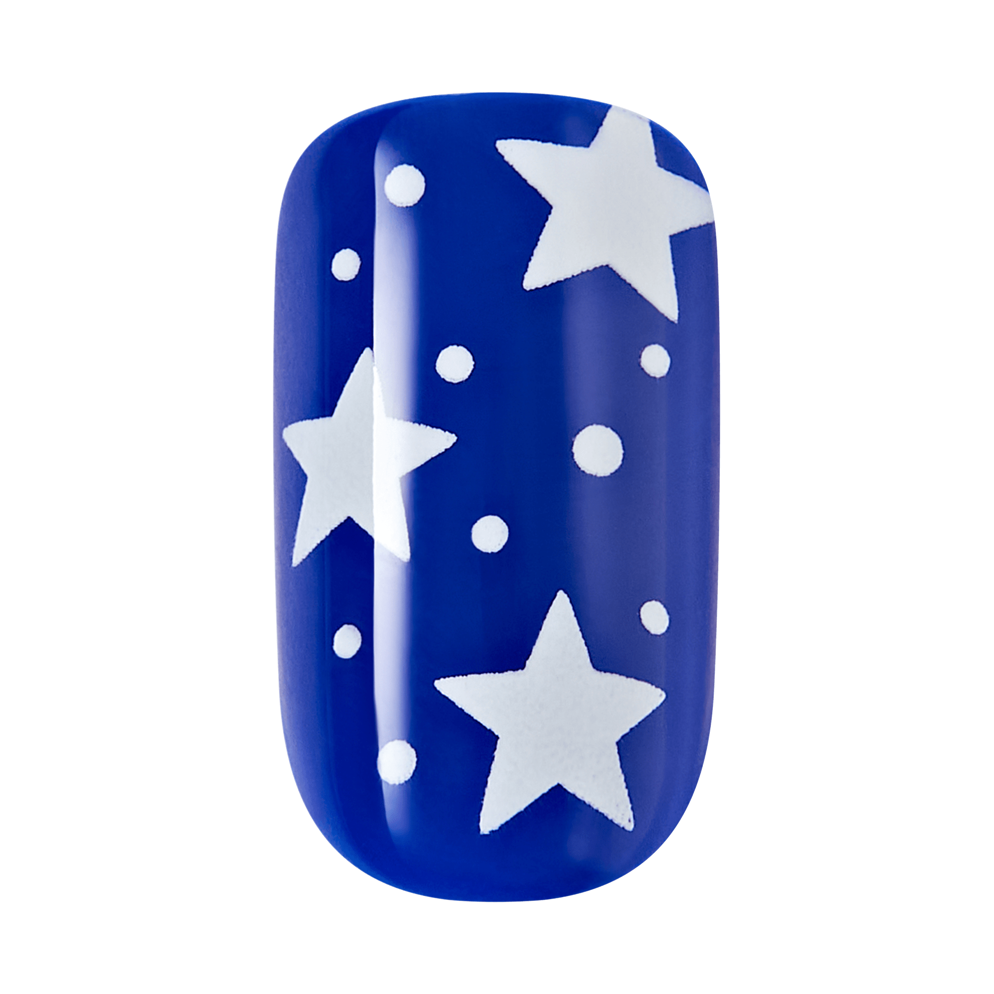 Impress Design No Glue Fake Press On Nails - Stateside | Design, Multicolor, Medium, Squoval, Manicure