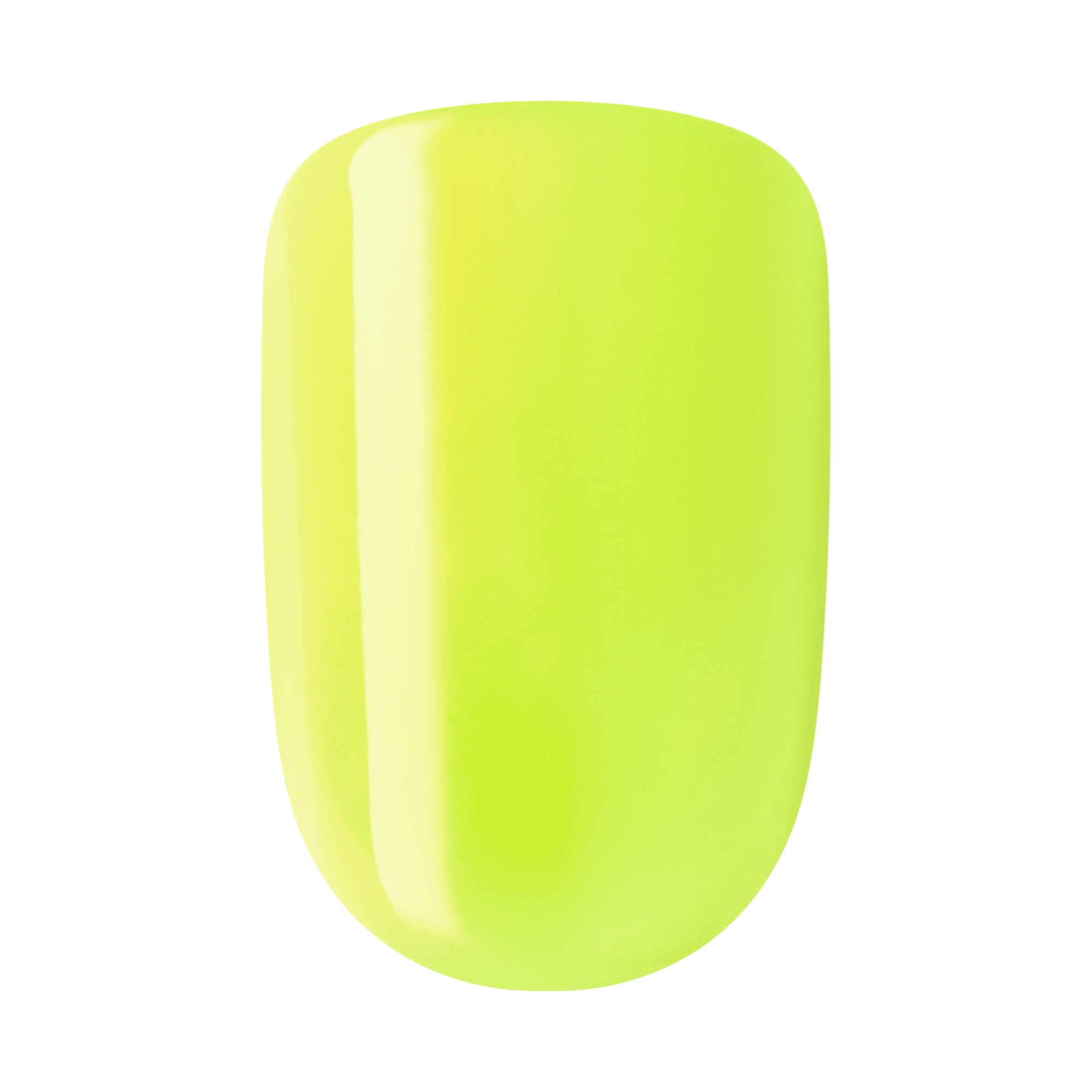 Impress Color No Glue Fake Press On Nails - Brillix | Solid, Yellow, Short, Squoval, Manicure