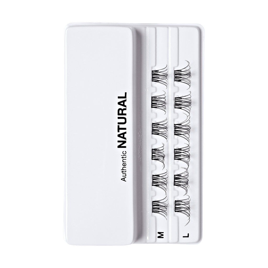 Impress Falsies Pre-Glued False Eyelashes Minipack - Authentic | 12 Lash Clusters, 12mm-14mm