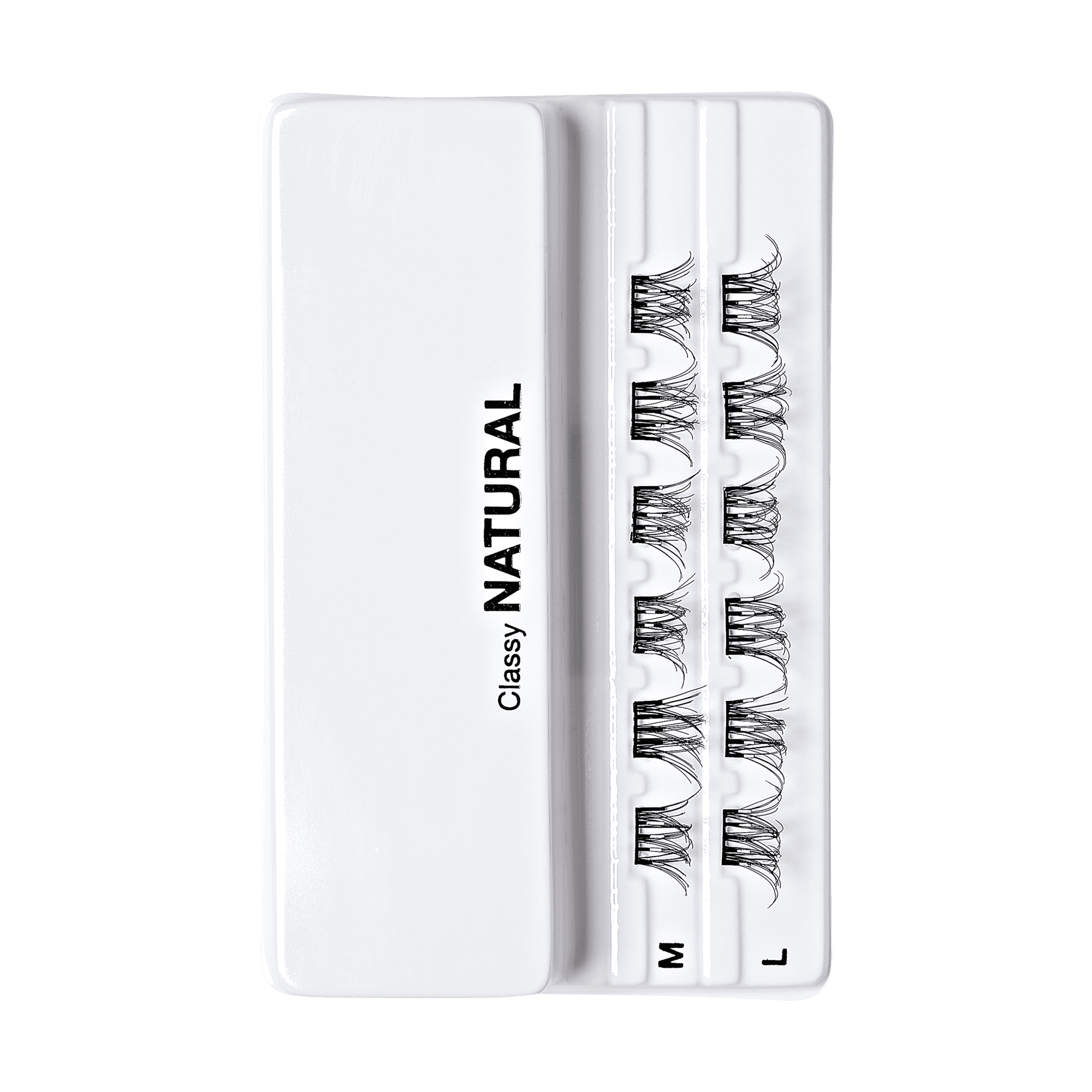 Impress Falsies Pre-Glued False Eyelashes Minipack - Classy | 12 Lash Clusters, 10mm-12mm