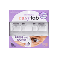 Impress Falsies easy tab Pre-Glued False Eyelashes - Sleek Natural | 1 Pair of Half Lash & 2 Lash Clusters, 6mm-12mm