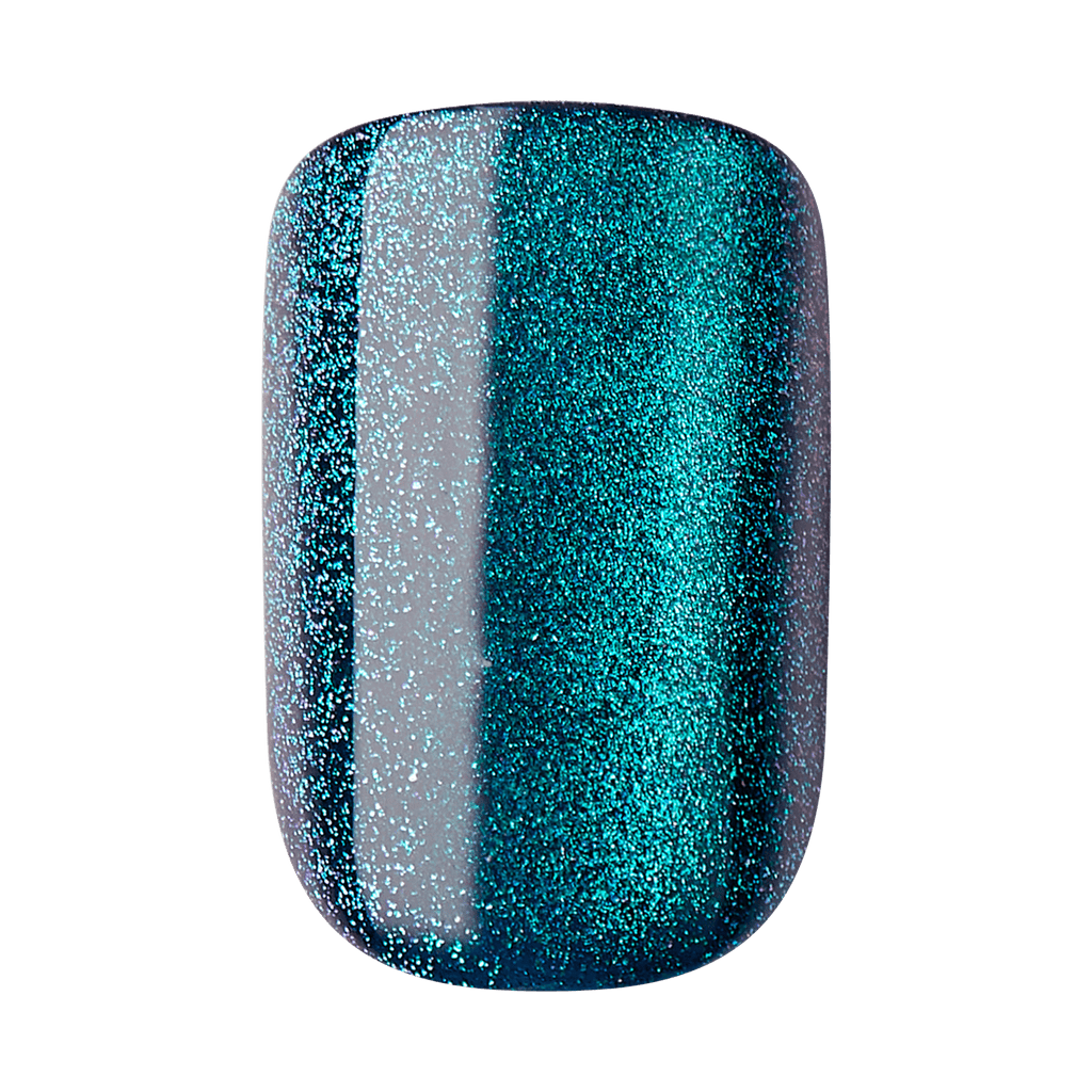 colorFX by Impress No Glue Fake Press On Nails - Better Things | Solid, Green, Short, Squoval, Manicure
