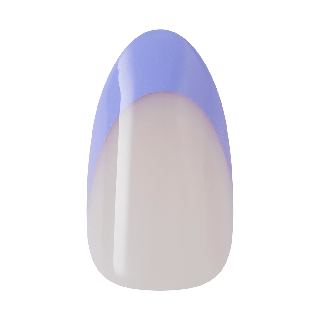 Impress X WICKED: FOR GOOD | Glinda Upland | French Design, Purple, Medium, Almond, Manicure