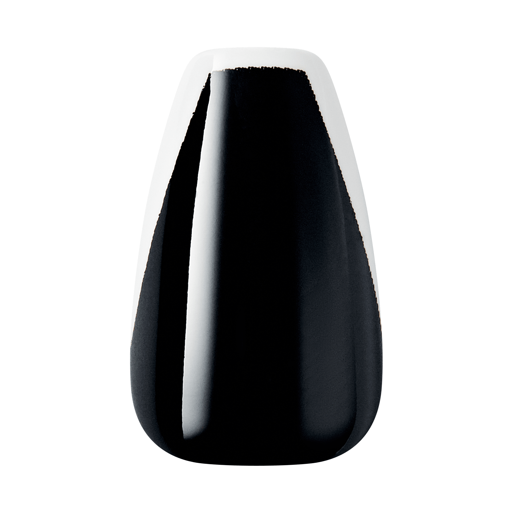Impress Design No Glue Fake Press On Nails - Like A Star | Design, Black, Medium, Coffin, Manicure