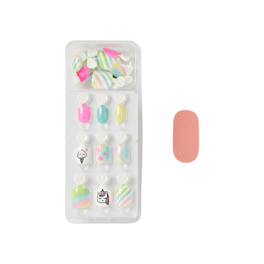 Impress Kids No Glue Fake Press On Nails - Berry Best | Design, Multicolor, Kids, Squoval, Manicure