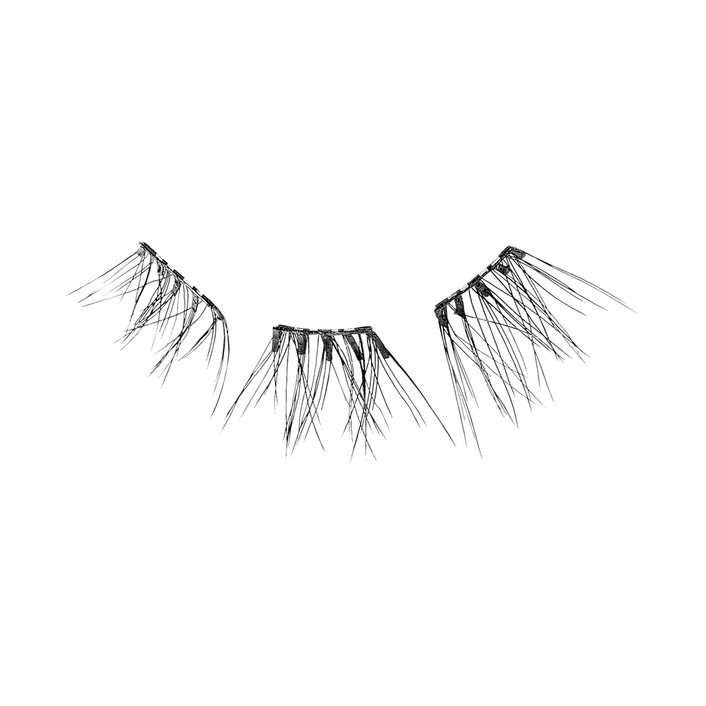 Impress Falsies Pre-Glued False Eyelashes Minipack - Classy | 12 Lash Clusters, 10mm-12mm