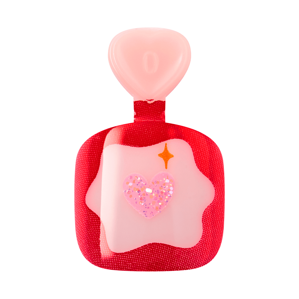 Impress Kids No Glue Fake Press On Nails - Magical Friend | Design, Red & Pink, Kids, Squoval, Manicure