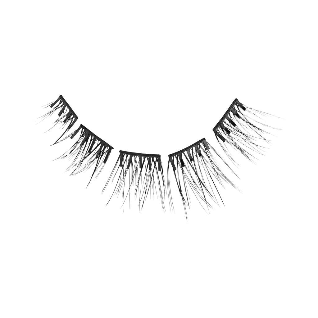 Impress Falsies Pre-Glued False Eyelashes Multipack - Classic Natural | 50 Lash Clusters, 8mm-14mm