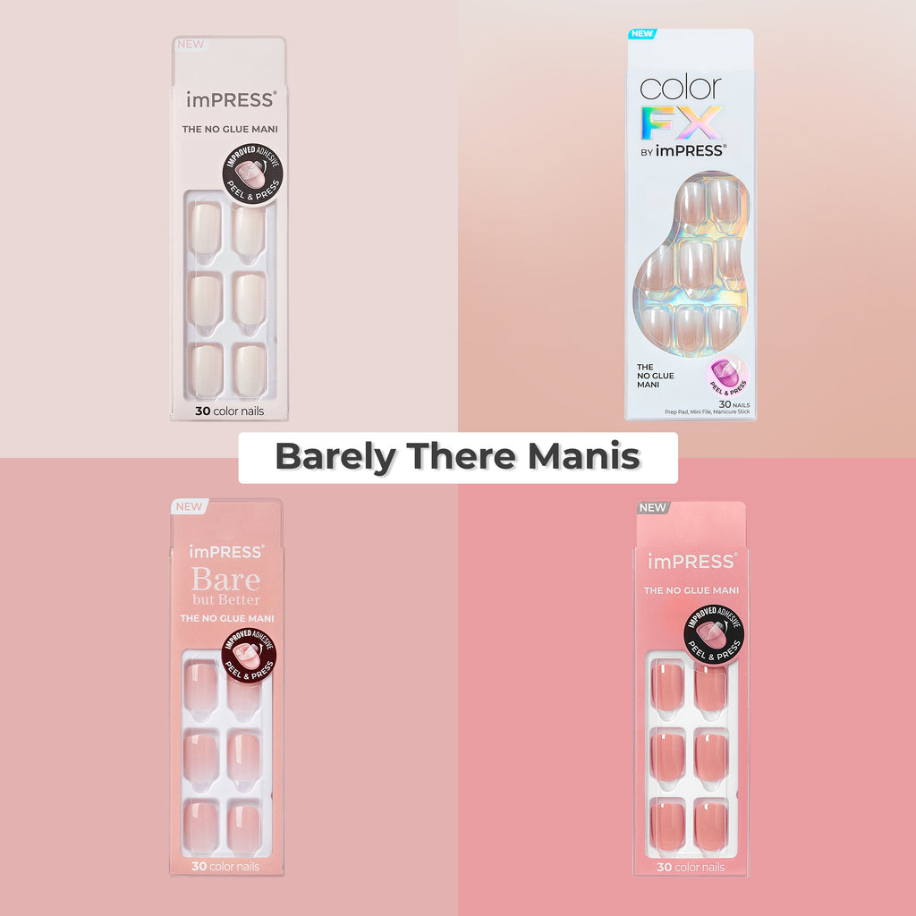 Impress Press On Nails Bundle - Barely There Manis