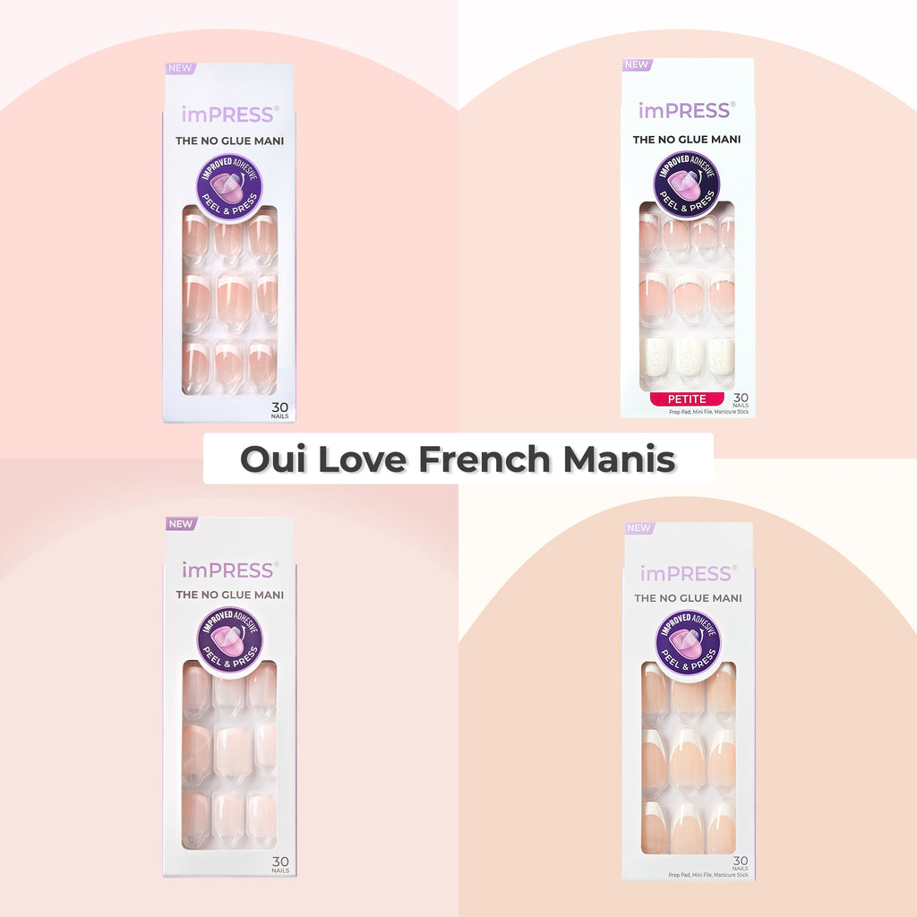Impress French Press On Nails Bundle - Oui Love French Manis