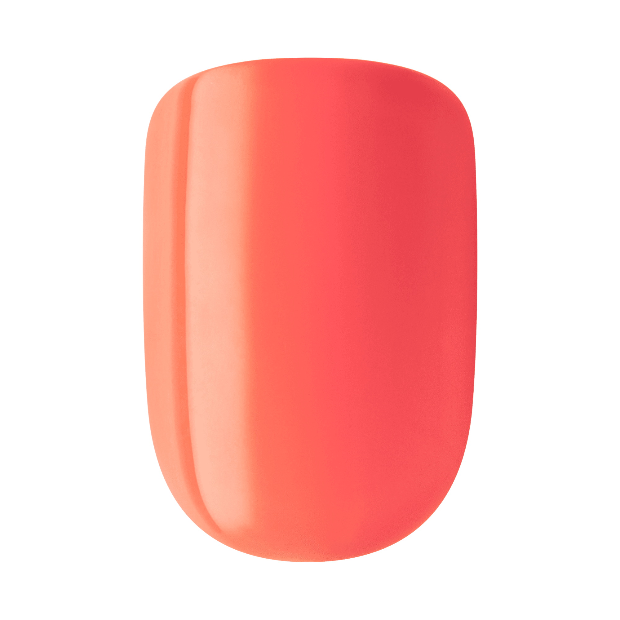 Impress Color No Glue Fake Press On Nails - Prime | Solid, Orange, Short, Squoval, Manicure