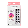 Impress Falsies Pre-Glued False Eyelashes Minipack - Elegant | 12 Lash Clusters, 12mm-14mm