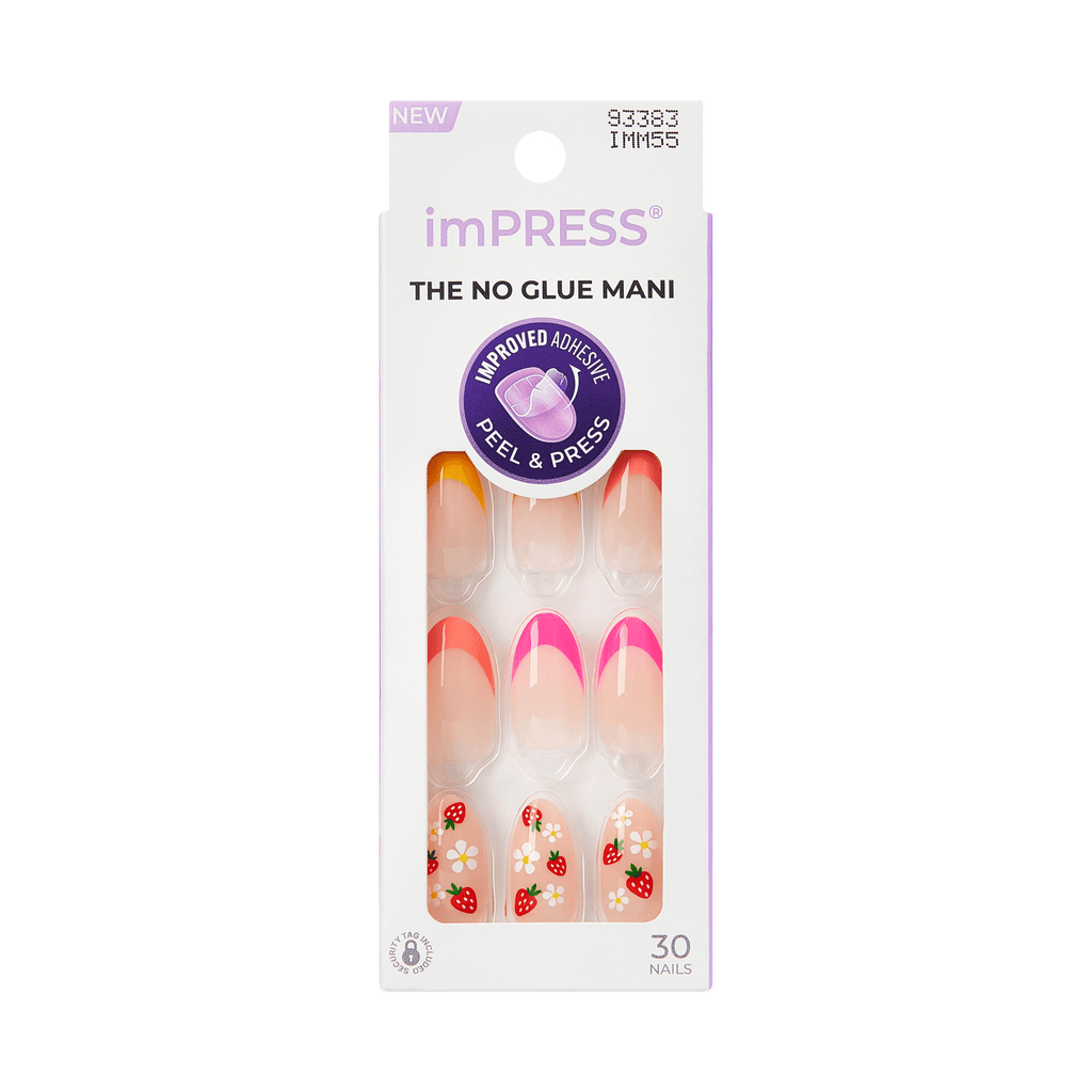 Impress Design No Glue Fake Press On Nails - Utopian | Design, Multicolor, Medium, Almond, Manicure